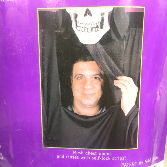 Scream Stalker Ghost Face Scream Giant  Costume NWT NOS Vintage Collectible - Picture 5 of 15